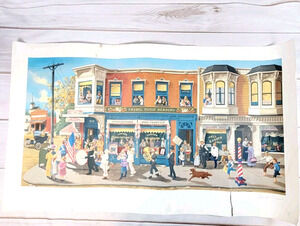 Jan Hanson Travis Main Street Circus Band Original Print 15 of 50